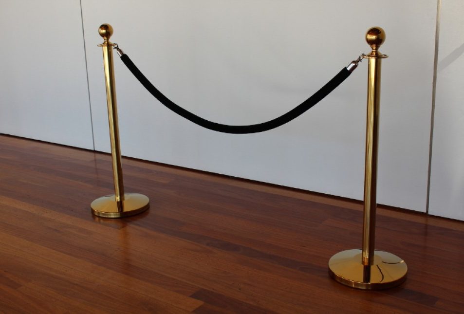 Deluxe Rope Stand Barrier – Ball Top – Premier Workplace Safety